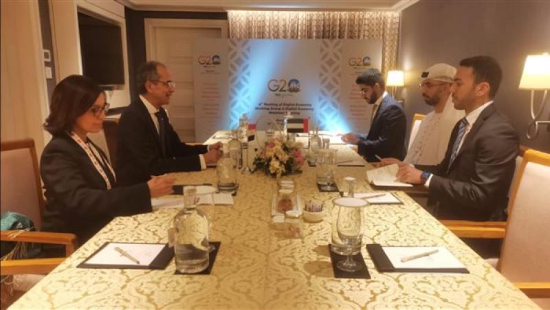 وزير الاتصالات يشارك فى الاجتماع المعني بالاقتصاد الرقمي ضمن أعمال G20 بالهند