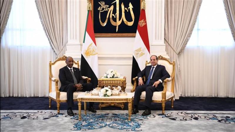 الرئيس السيسي يؤكد دعم مصر لأمن السودان ووحدة وسلامة أراضيه