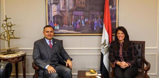 «المشاط» تبحث تعزيز التعاون المشترك والجهود التنموية بين مصر وقطر