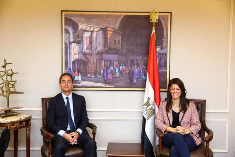 وزيرة التعاون الدولي تستقبل السفير الفرنسي الجديد لدي مصر