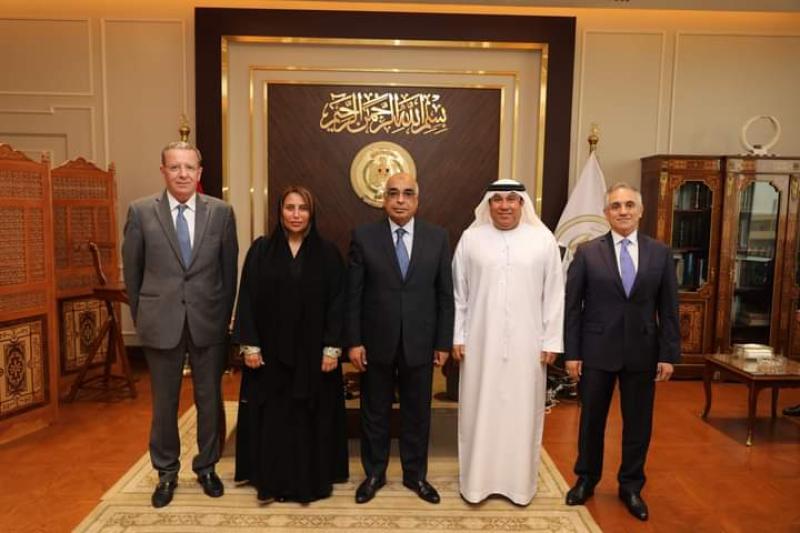 وزير العدل يستقبل سفيرة دولة الإمارات العربية المتحدة بالقاهرة