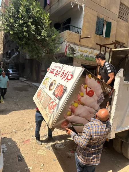 محافظة الجيزة تفتح شارع ابو عبيدة بن الجراح بعد رفع التعديات والاشغالات للمحال والباعه الجائلين المفترشين للطريق العام