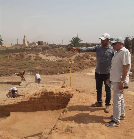 مدير عام اثار الاقصر بتفقد أعمال المركز المصري الفرنسي