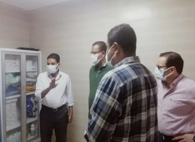 وكيل صحة الأقصر يتفقد محطة معالجة النفايات بمستشفى الحميات