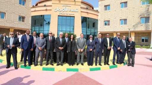 وزيرا التعليم العالي والتضامن ومحافظ الأقصر ورئيس جامعة الأقصر يتفقدون مستشفى شفاء الأورمان بالأقصر