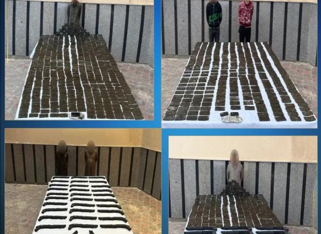 وزارة الداخلية توجه ضربة استباقية بضبط655كيلومخدرالحشيش
