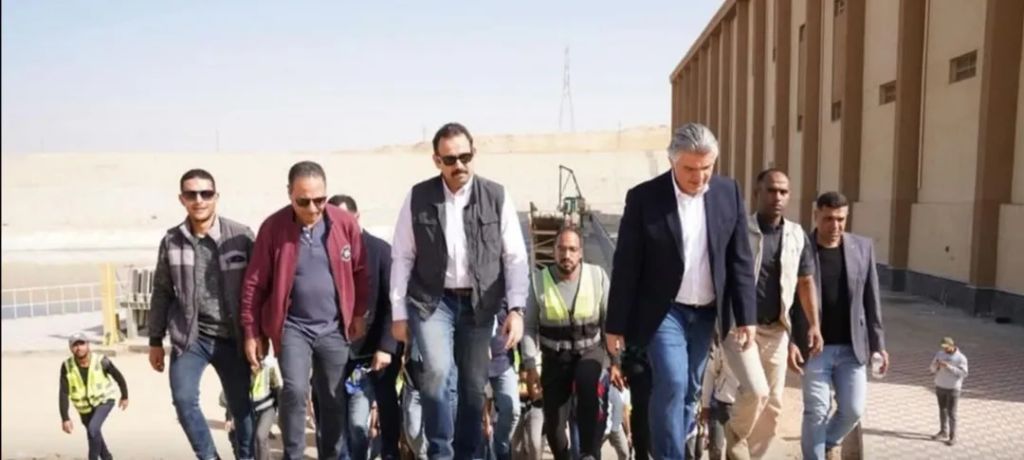 رئيس جهاز مستقبل مصر يتفقد أعمال حسن علام بالبنية التحتية للدلتا الجديدة