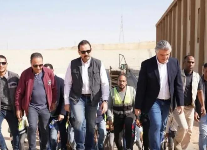 رئيس جهاز مستقبل مصر يتفقد أعمال حسن علام بالبنية التحتية للدلتا الجديدة
