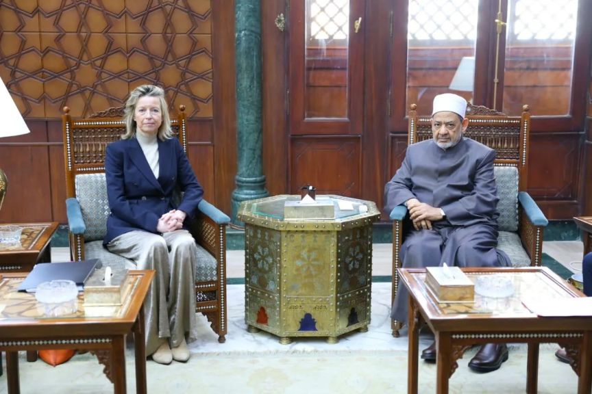 *شيخ الأزهر يستقبل مبعوثة الاتحاد الأوروبي لحقوق الإنسان لبحث تعزيز التعاون المشترك