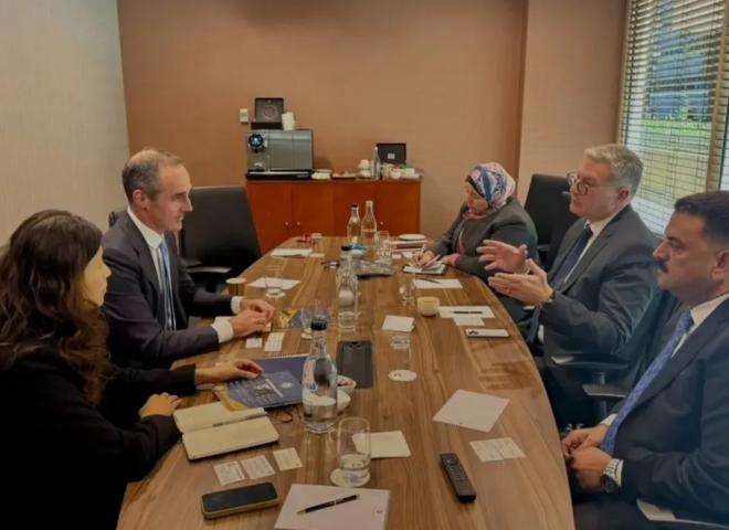 وزير البترول يبحث التعاون مع شركة ستافريانو للاستشارات المالية لتوفير سبل التمويل لمشروعات التعدين