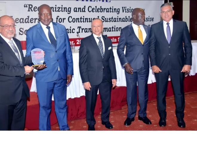 المقاولون العرب تفوز بجائزة أفضل شركة مقاولات بأوغندا للسنة الثامنة على التوالي