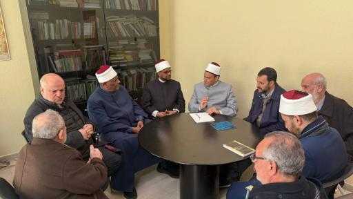 وفد الأزهر إلى إسبانيا يلتقي مسؤولي المفوضية الإسلامية الإسبانية لبحث احتياجاتهم العلمية والتعليمية