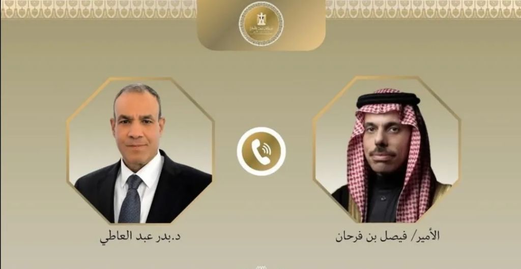 وزير الخارجية ونظيره السعودي يتابعان التطورات في قطاع غزة