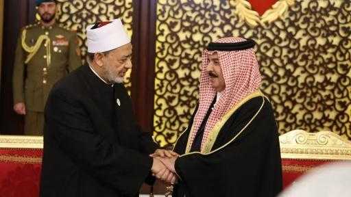 شيخ الأزهر رئيس مجلس حكماء المسلمين يهنِّئ جلالة الملك حمد بن عيسى آل خليفة بمناسبة اليوم الوطني الـ54 لمملكة البحرين
