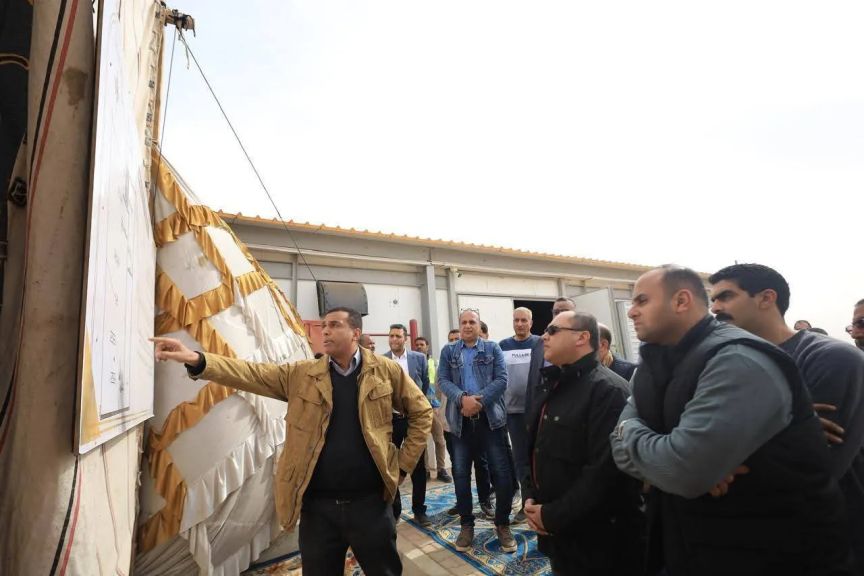 جولةتفقدية لرئيس هيئة تنمية الصعيد لمتابعة مشروعات الهيئة بمحافظة أسوان