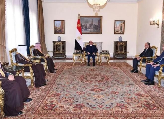 تفاصيل لقاء الرئيس عبدالفتاح السيسي بوزير خارجية المملكة العربية السعودية