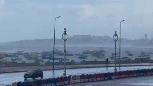 سقوط أمطار متفاوتة على الإسكندرية والبحيرة كفرالشيخ