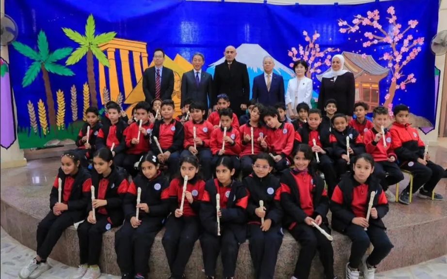 وزير التربية والتعليم يصطحب وفدًا من البرلمان الياباني في زيارة للمدرسة المصرية اليابانية بمدينة العبور