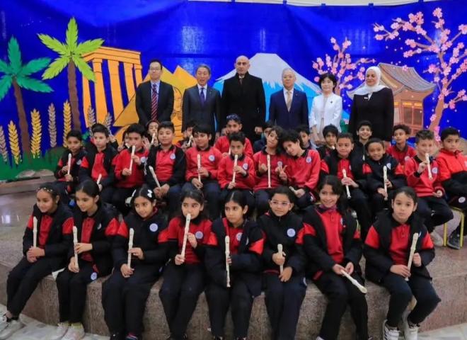 وزير التربية والتعليم يصطحب وفدًا من البرلمان الياباني في زيارة للمدرسة المصرية اليابانية بمدينة العبور