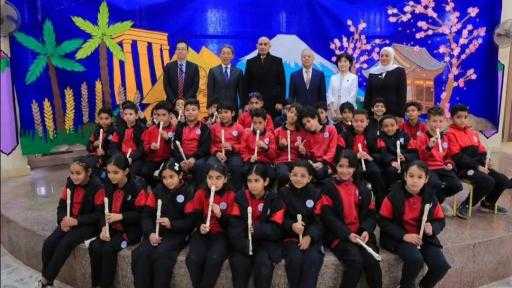 وزير التربية والتعليم يصطحب وفدًا من البرلمان الياباني في زيارة للمدرسة المصرية اليابانية بمدينة العبور