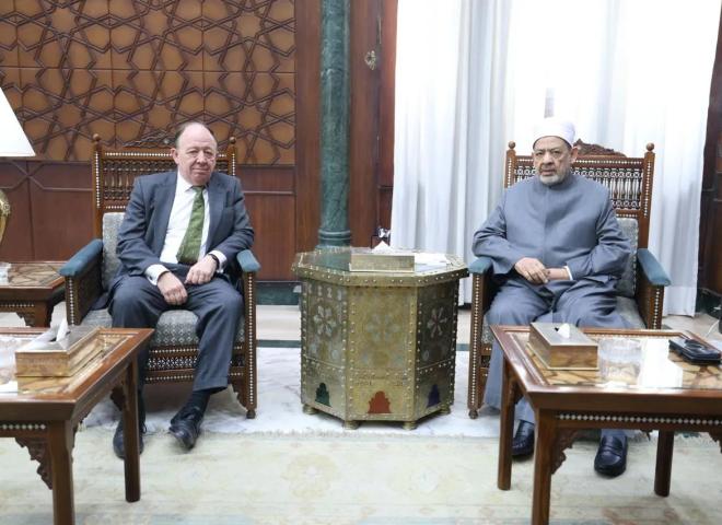 *شيخ الأزهر: نحيي الشعب الأرجنتيني على موقفه الإنساني تجاه غزة