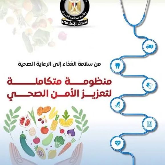 بالإنفوجراف.. مجلس الوزراء يستعرض منظومة تعزيز الأمن الصحي في مصر