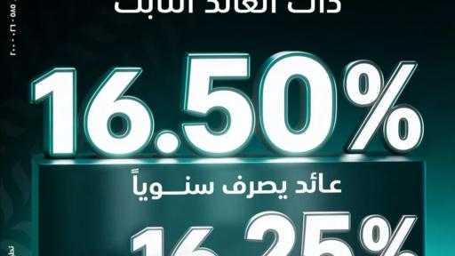 البنك الزراعي المصري يطلق الشهادة الثلاثية بعائد ثابت يصل إلى 16.5%