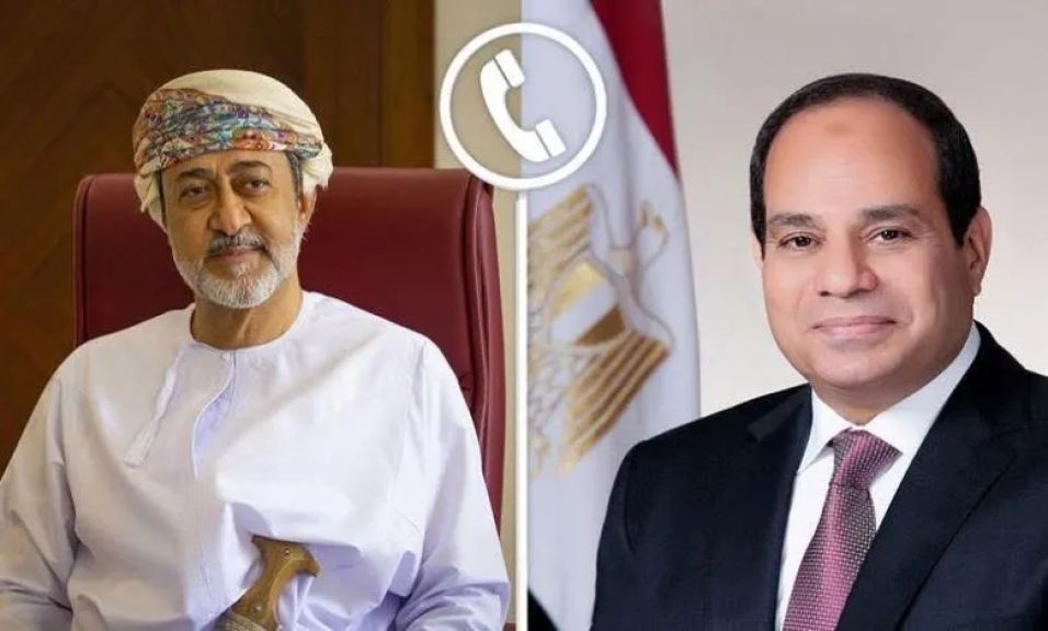 السيسي يجري اتصالًا هاتفيًا بسلطان عُمان ويؤكد دعم مصر الكامل لاستقرار السلطنة وتعزيز التنسيق الإقليمي