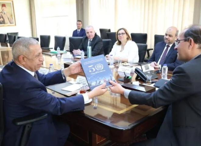 وزير المالية يبحث مع رئيس الأكاديمية العربية تأهيل الكوادر البشرية وتوسيع تدريب العاملين وأسرهم بالبرامج التكنولوجية