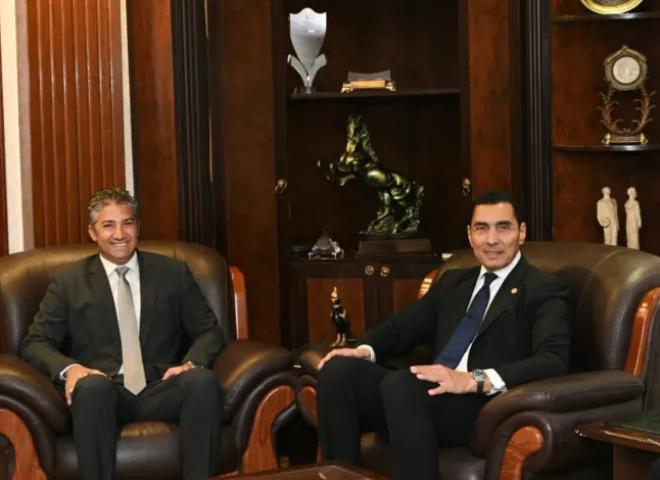 وزير الشباب والرياضة يبحث مع الدكتور ريمون عهدي إطلاق مبادرة لاكتشاف المواهب