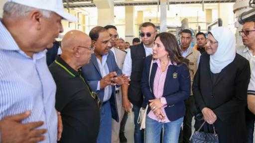 وزيرة الإسكان ومحافظ مطروح يتفقدان مشروعات مياه الشرب والصرف الصحي