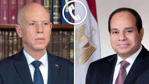 السيسي يبحث مع نظيره التونسي تعزيز العلاقات الثنائية وتطورات الأوضاع الإقليمية