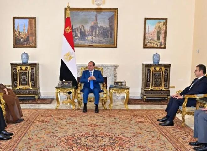 السيسي يستقبل عمار الحكيم لبحث تطورات المنطقة والأوضاع في العراق والقضية الفلسطينية
