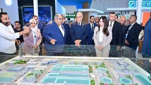 وزيرا الإسكان والري يتفقدان أحدث تكنولوجيات المياه والصرف الصحي بمعرض IWWI 2026